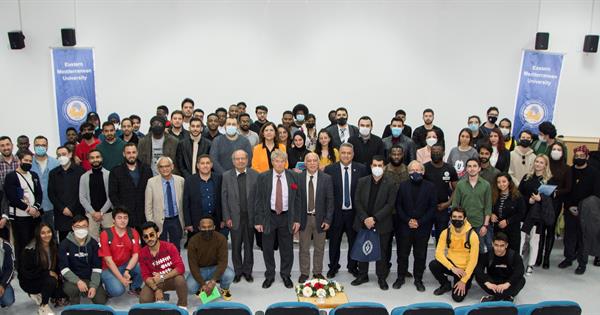 Prof. Joachim Holtz, a leading expert in Power Electronics, delivered a Distinguished Lecture at Eastern Mediterranean University