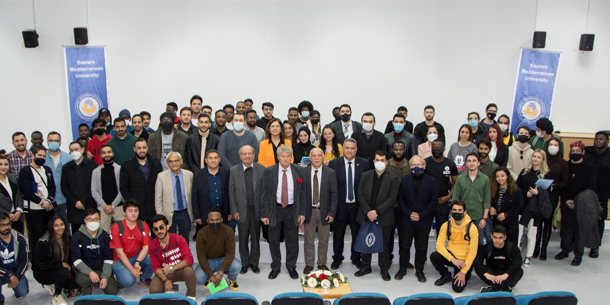 Prof. Joachim Holtz, a leading expert in Power Electronics, delivered a Distinguished Lecture at Eastern Mediterranean University